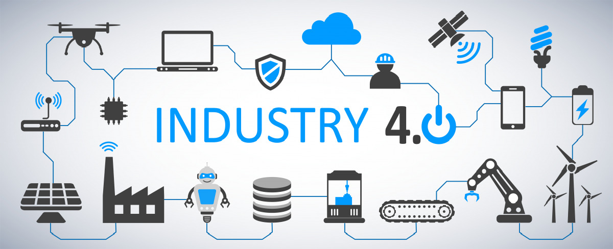 Trong cách mạng công nghiệp 4.0, các thành phần được kết nối nhờ hạ tầng viễn thông.